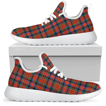 MacDuff Ancient Tartan Plaid Mesh Knit Sneakers