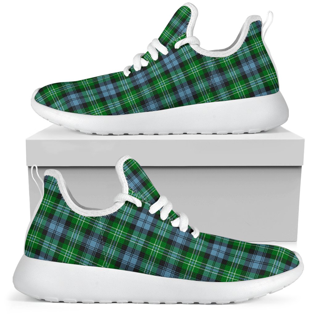 Arbuthnot Ancient Tartan Plaid Mesh Knit Sneakers