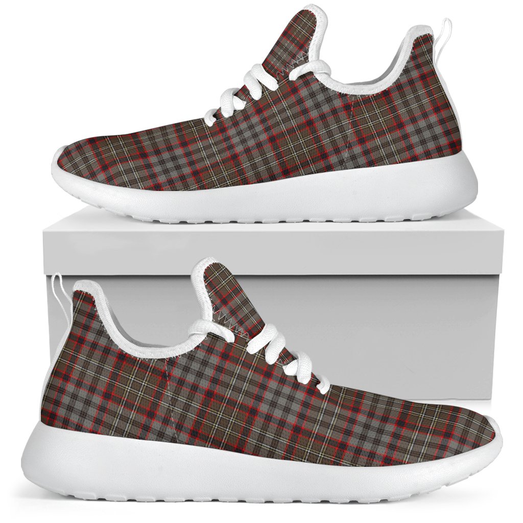 Nicolson Hunting Weathered Tartan Plaid Mesh Knit Sneakers