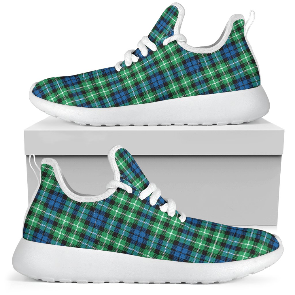 Graham of Montrose Ancient Tartan Plaid Mesh Knit Sneakers