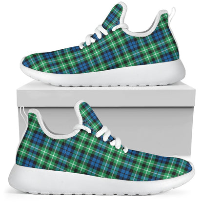 Graham of Montrose Ancient Tartan Plaid Mesh Knit Sneakers