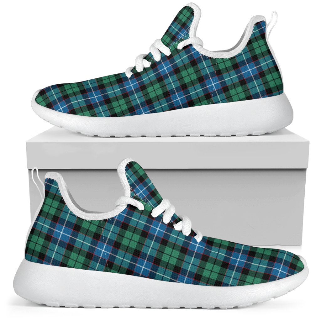 Galbraith Ancient Tartan Plaid Mesh Knit Sneakers