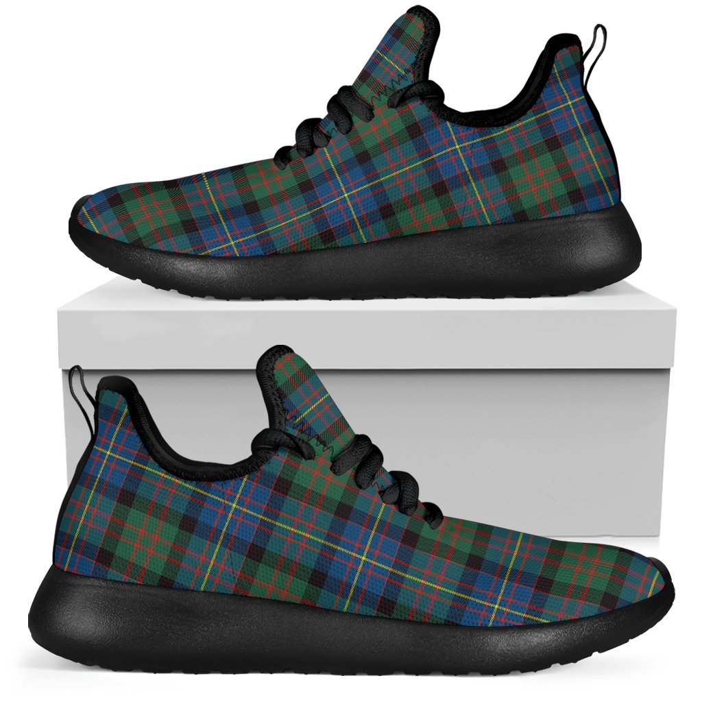 Cameron of Erracht Ancient Tartan Plaid Mesh Knit Sneakers