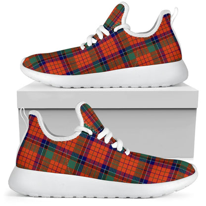 Nicolson Ancient Tartan Plaid Mesh Knit Sneakers