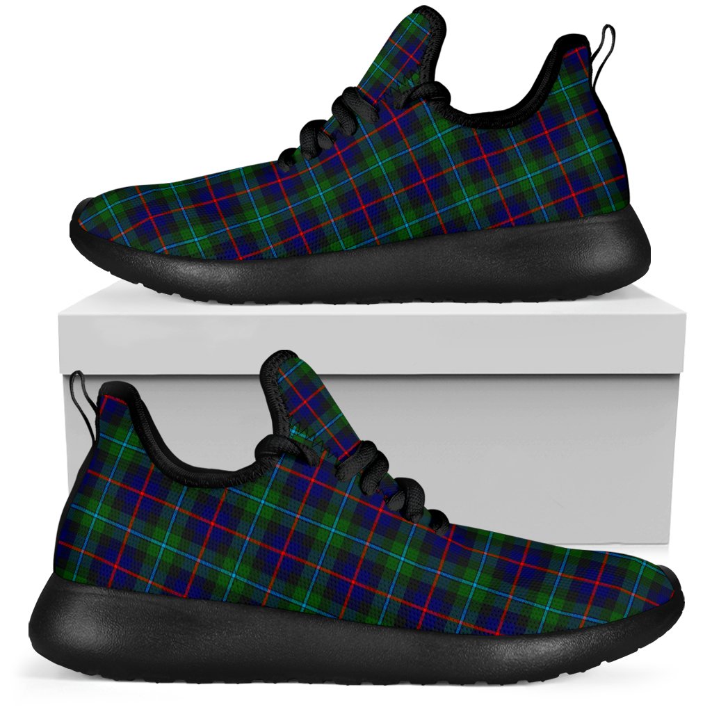 Campbell of Cawdor Modern Tartan Plaid Mesh Knit Sneakers