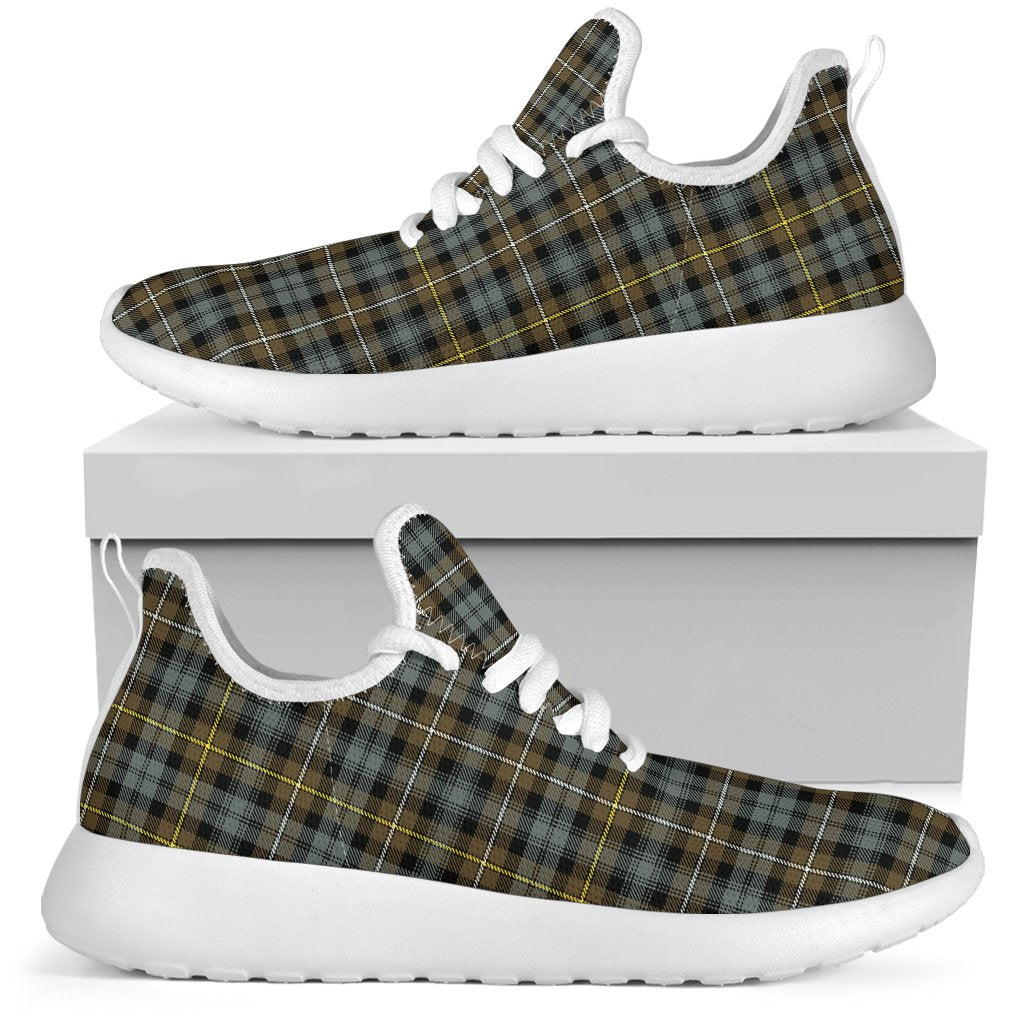 Campbell Argyll Weathered Tartan Plaid Mesh Knit Sneakers