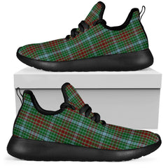 Gayre Tartan Plaid Mesh Knit Sneakers