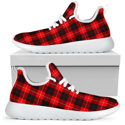 Cunningham Modern Tartan Plaid Mesh Knit Sneakers