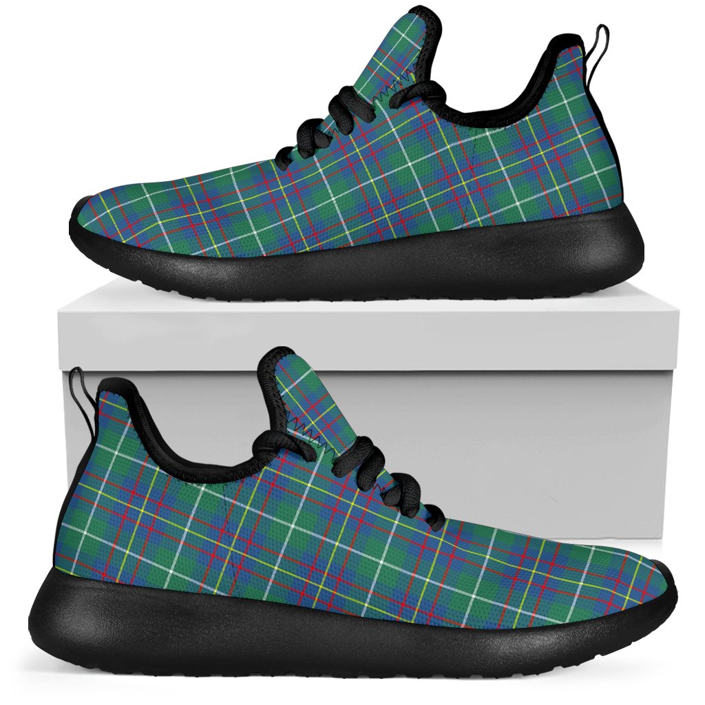 Inglis Ancient Tartan Plaid Mesh Knit Sneakers