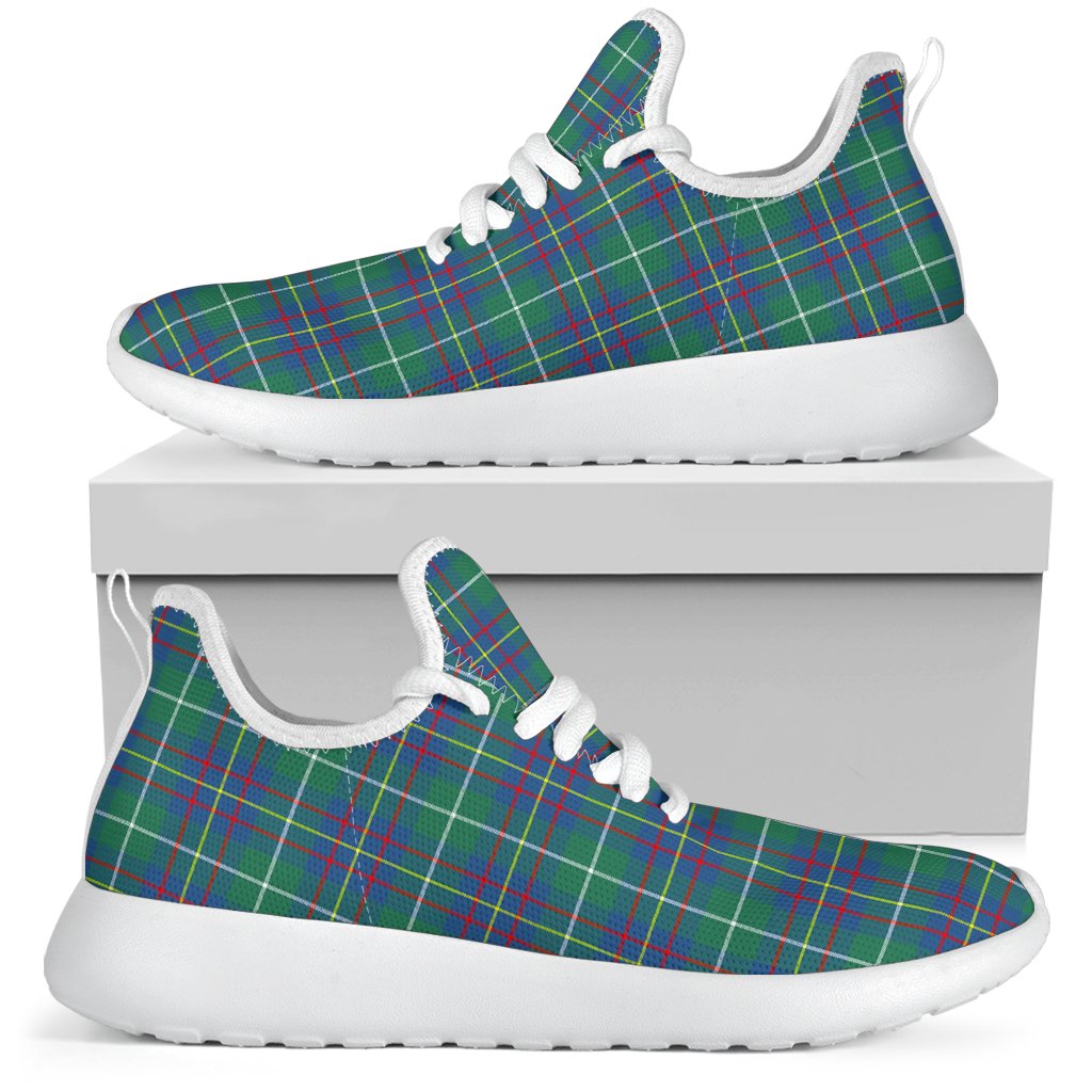 Inglis Ancient Tartan Plaid Mesh Knit Sneakers