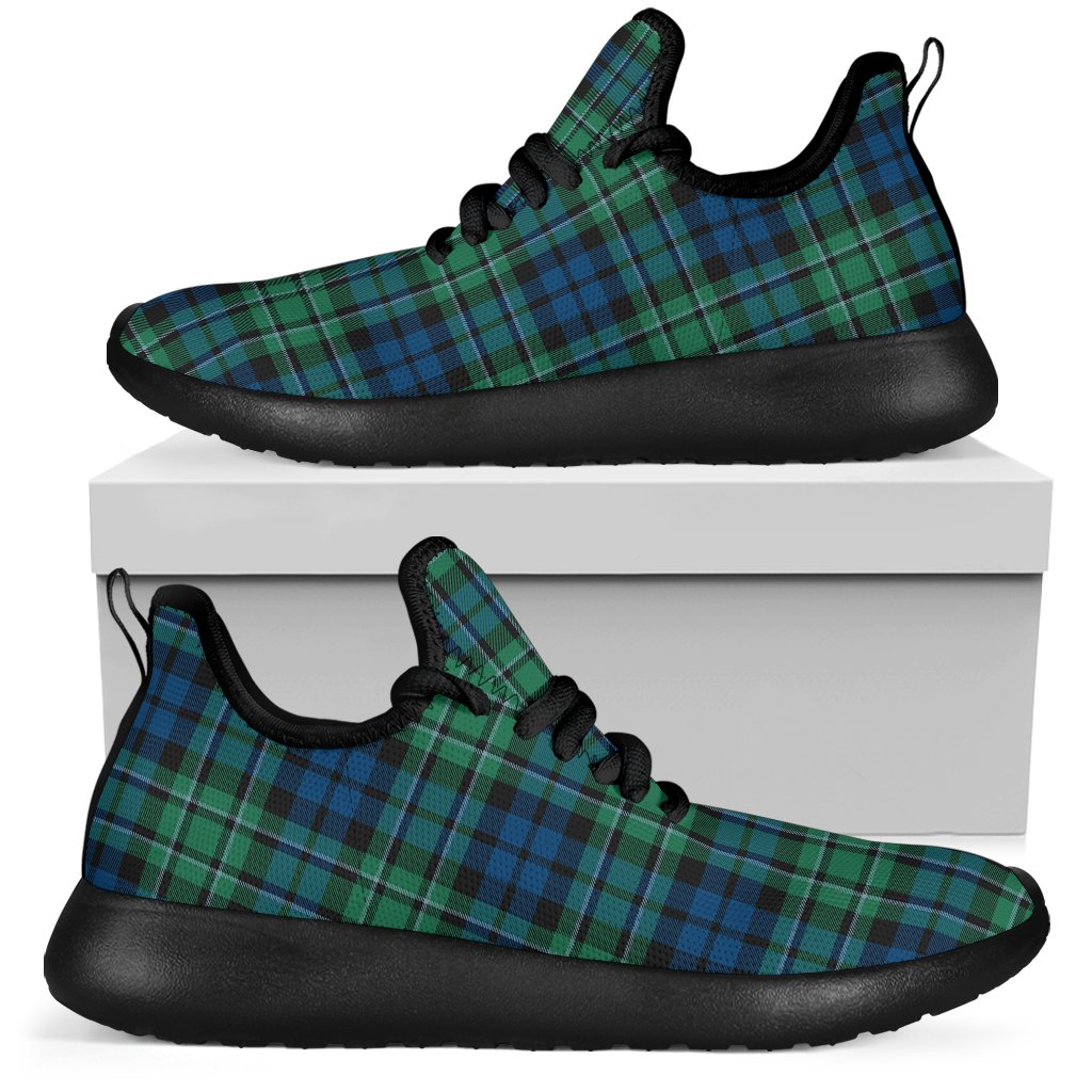 MacCallum Ancient Tartan Plaid Mesh Knit Sneakers