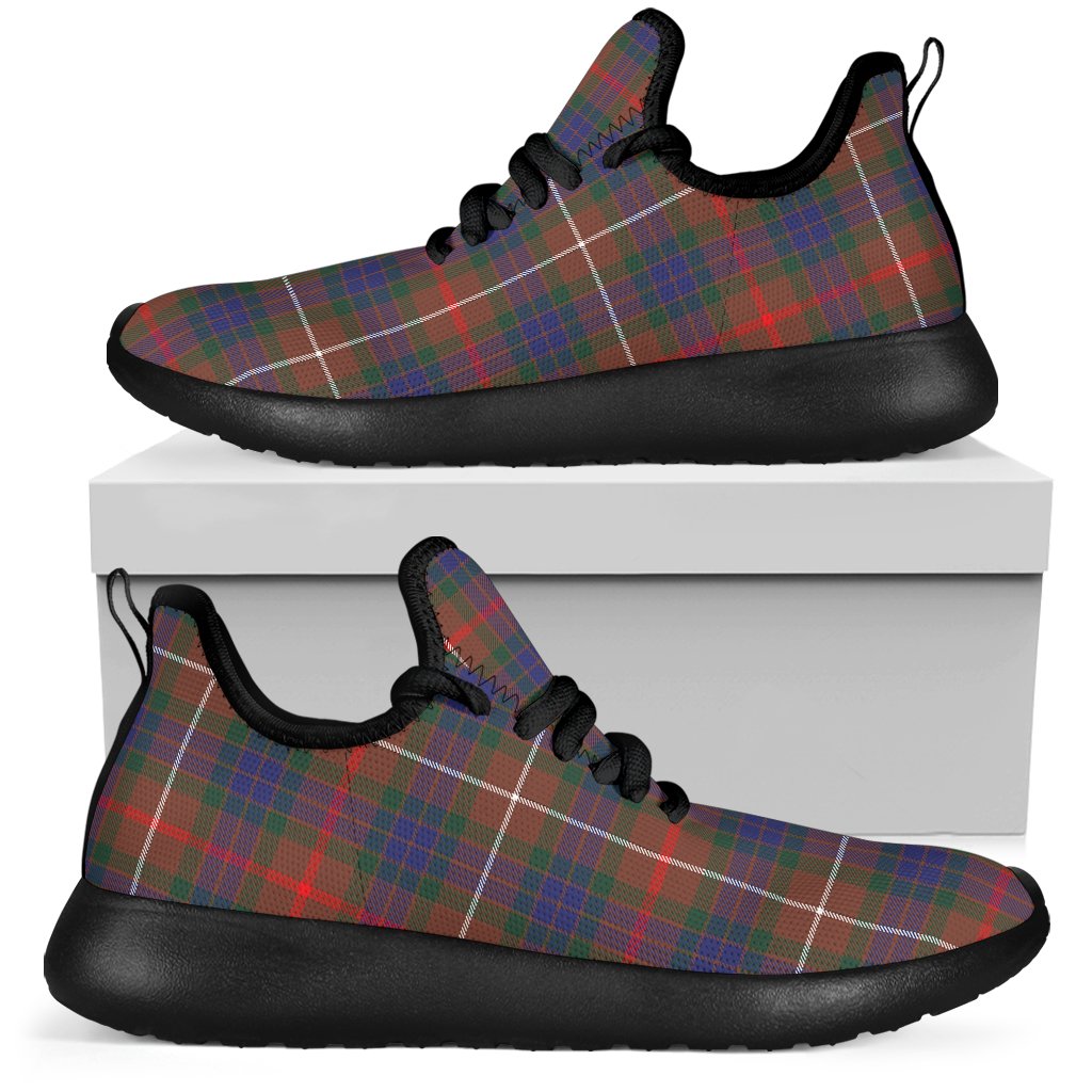 Fraser Hunting Modern Tartan Plaid Mesh Knit Sneakers