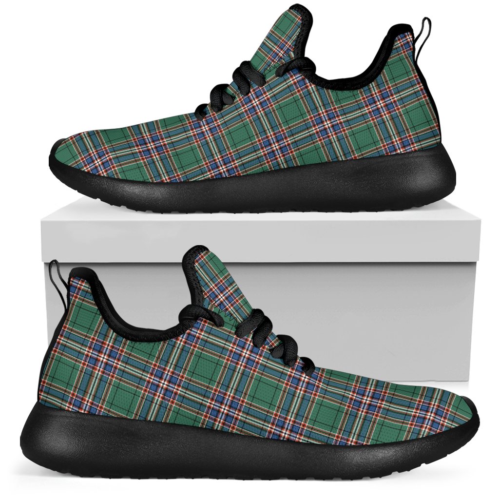 MacFarlane Hunting Ancient Tartan Plaid Mesh Knit Sneakers