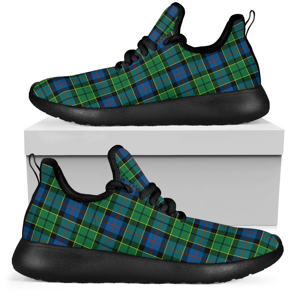 Forsyth Ancient Tartan Plaid Mesh Knit Sneakers