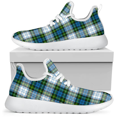 Campbell Dress Tartan Plaid Mesh Knit Sneakers