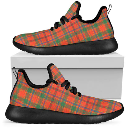 Munro Ancient Tartan Plaid Mesh Knit Sneakers