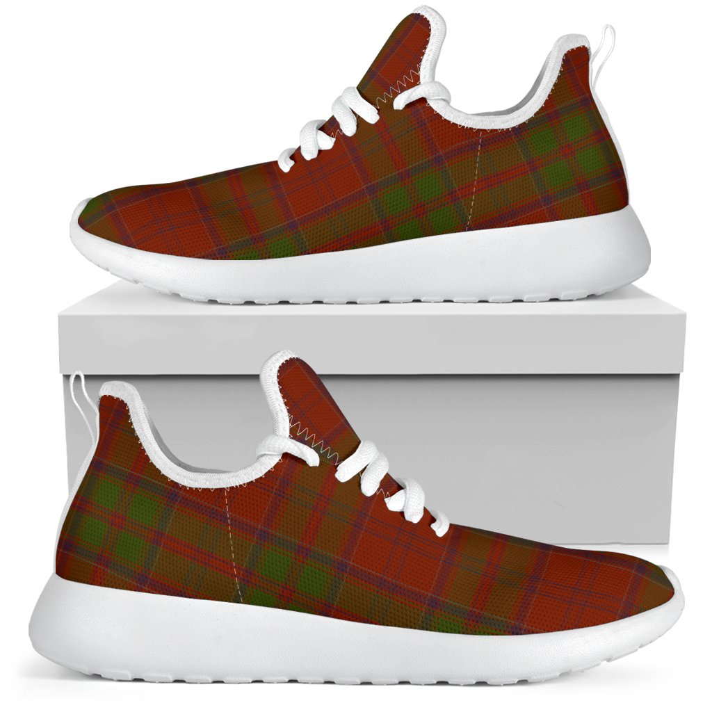 Drummond Clan Tartan Plaid Mesh Knit Sneakers