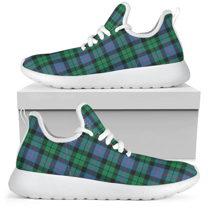 Morrison Ancient Tartan Plaid Mesh Knit Sneakers