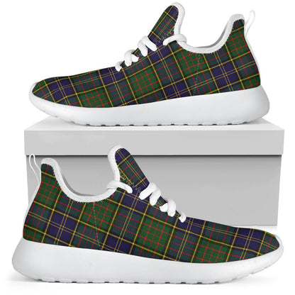 MacMillan Hunting Modern Tartan Plaid Mesh Knit Sneakers