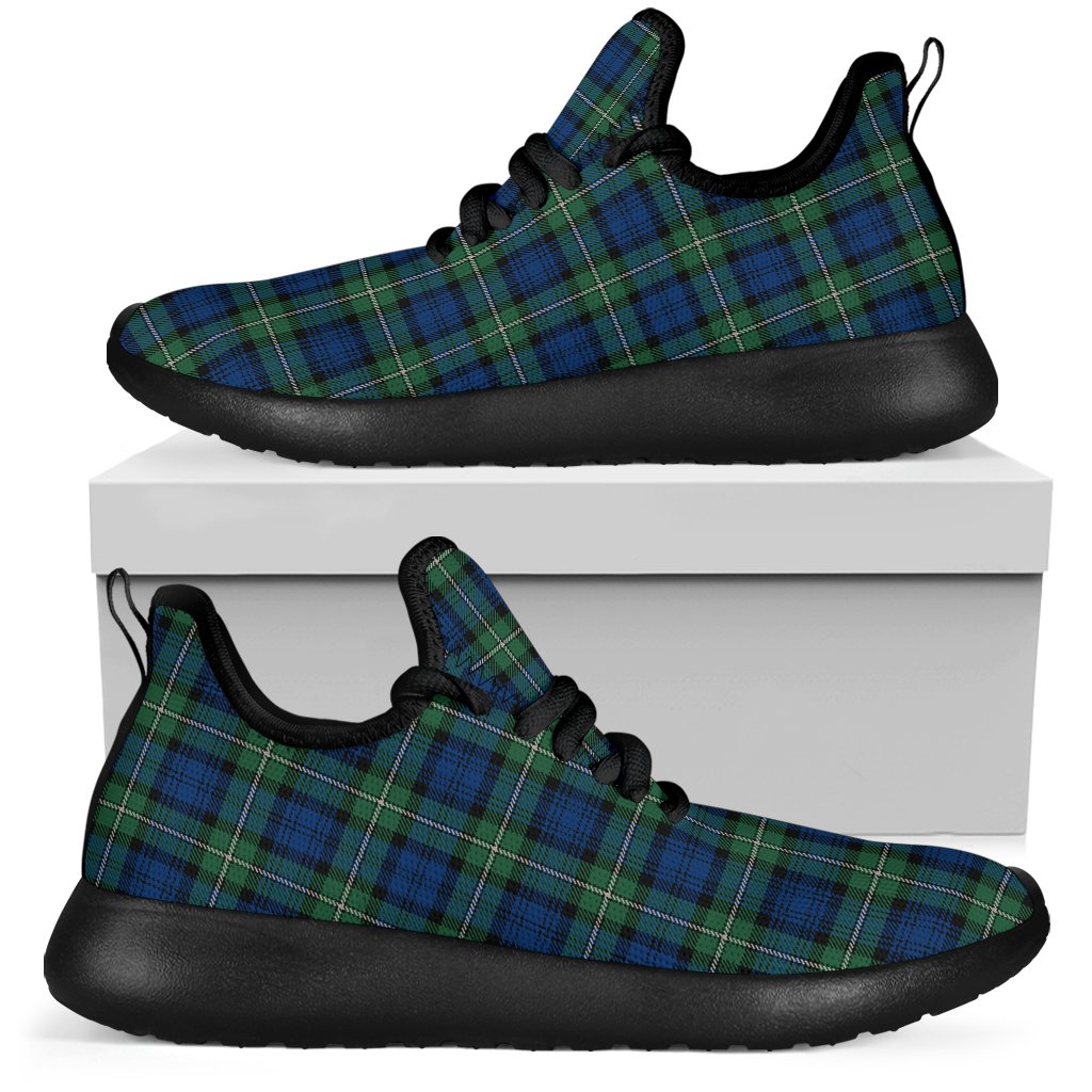 Forbes Ancient Tartan Plaid Mesh Knit Sneakers