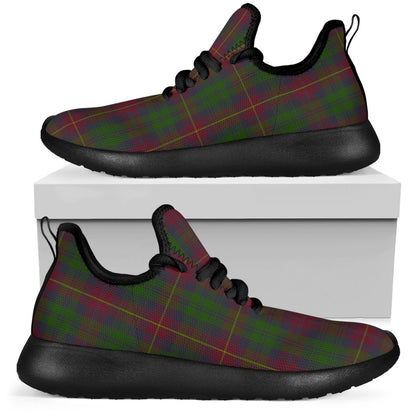 Cairns Tartan Plaid Mesh Knit Sneakers