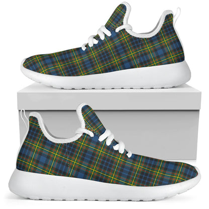 MacLellan Ancient Tartan Plaid Mesh Knit Sneakers