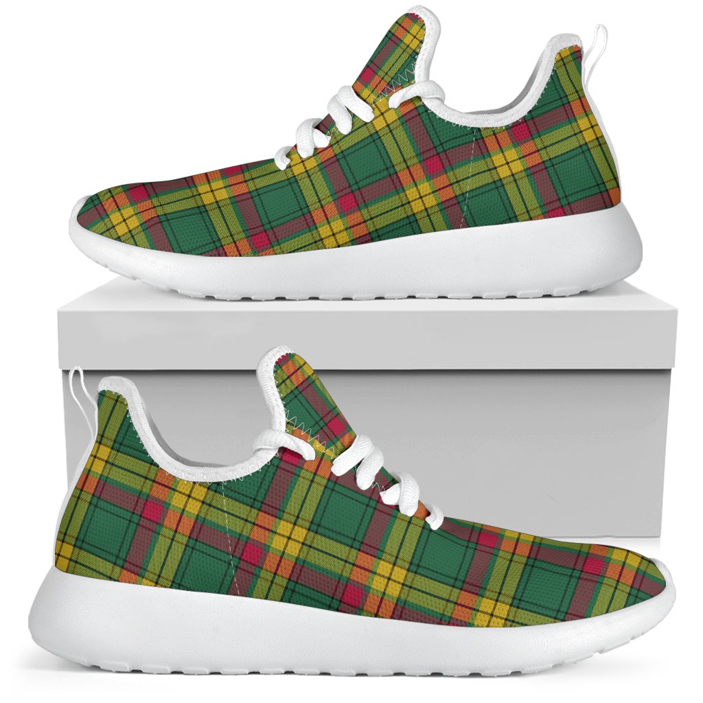 MacMillan Old Ancient Tartan Plaid Mesh Knit Sneakers