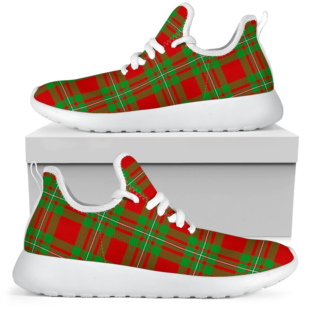 MacGregor Modern Tartan Plaid Mesh Knit Sneakers