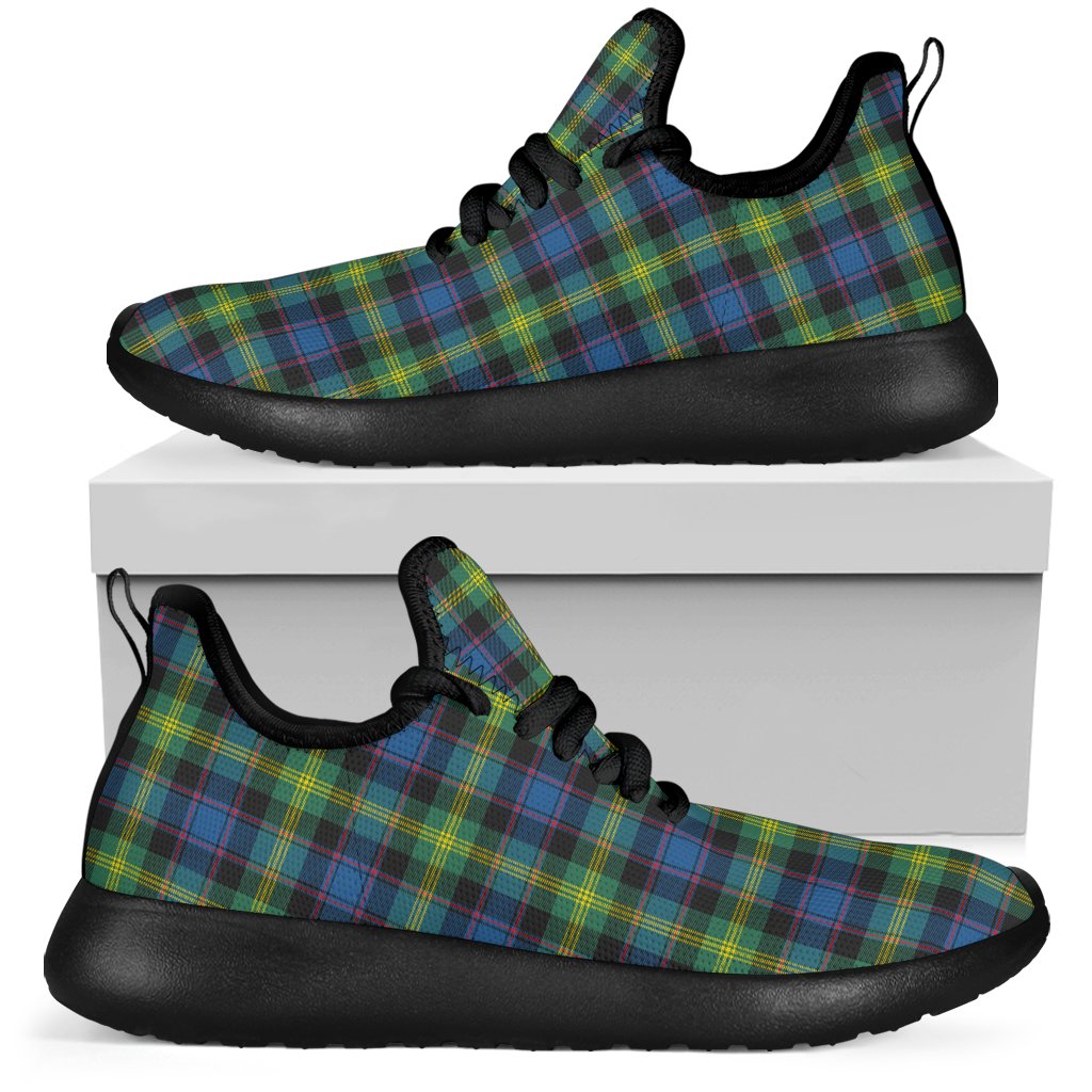 Watson Ancient Tartan Plaid Mesh Knit Sneakers