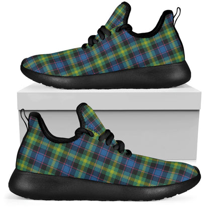 Watson Ancient Tartan Plaid Mesh Knit Sneakers