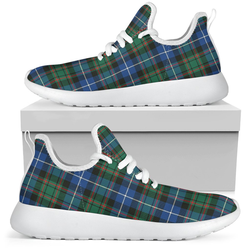 MacRae Hunting Ancient Tartan Plaid Mesh Knit Sneakers