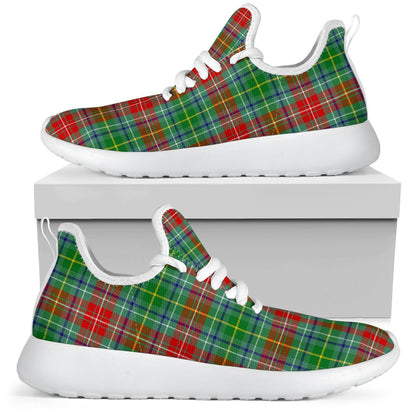 Muirhead Tartan Plaid Mesh Knit Sneakers