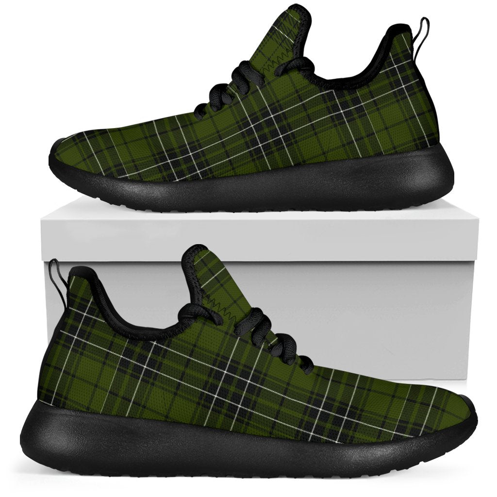 MacLean Hunting Tartan Plaid Mesh Knit Sneakers