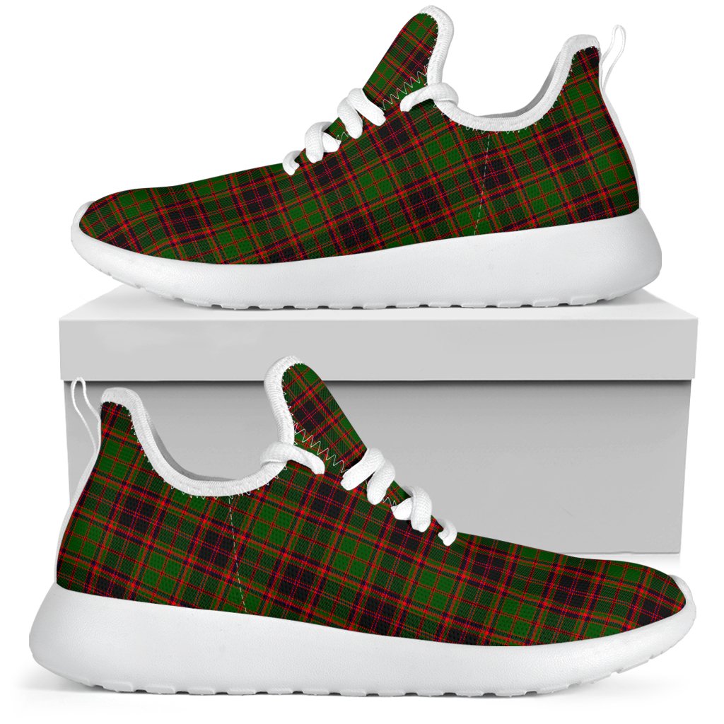 Buchan Modern Tartan Plaid Mesh Knit Sneakers