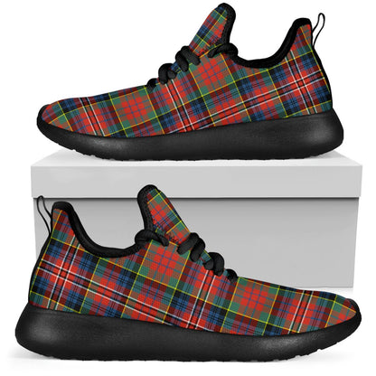 MacPherson Ancient Tartan Plaid Mesh Knit Sneakers