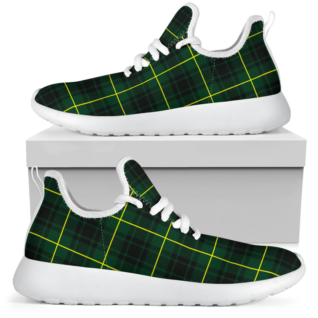 MacArthur Modern Tartan Plaid Mesh Knit Sneakers