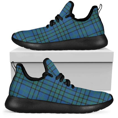 Matheson Hunting Ancient Tartan Plaid Mesh Knit Sneakers