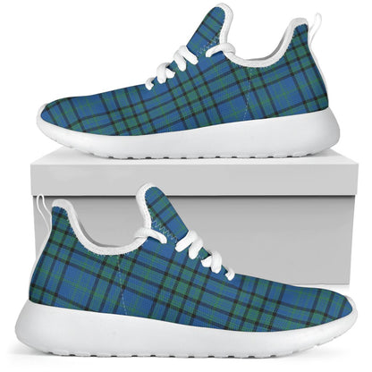 Matheson Hunting Ancient Tartan Plaid Mesh Knit Sneakers