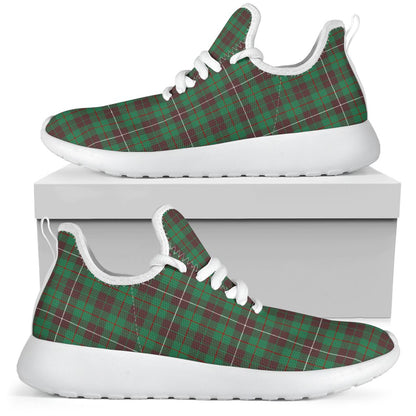 MacKinnon Hunting Ancient Tartan Plaid Mesh Knit Sneakers