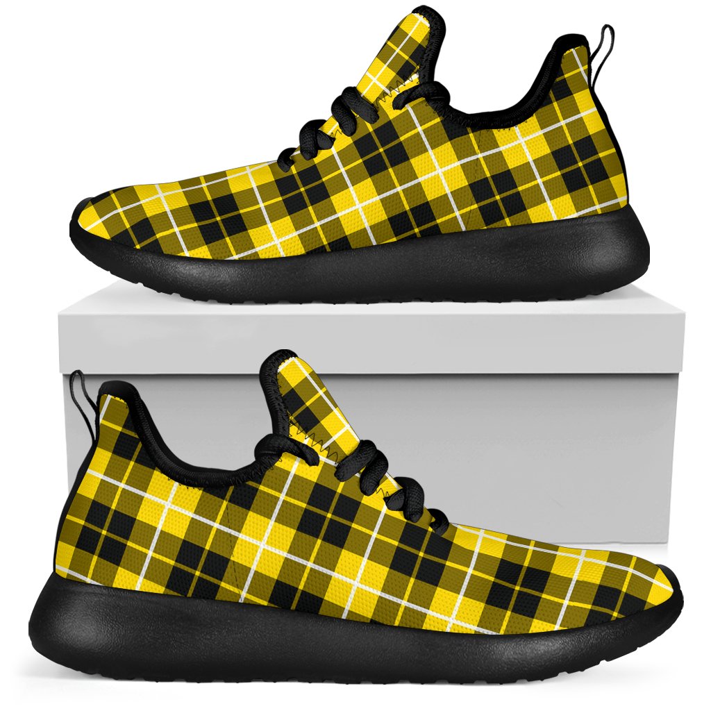 Barclay Dress Modern Tartan Plaid Mesh Knit Sneakers