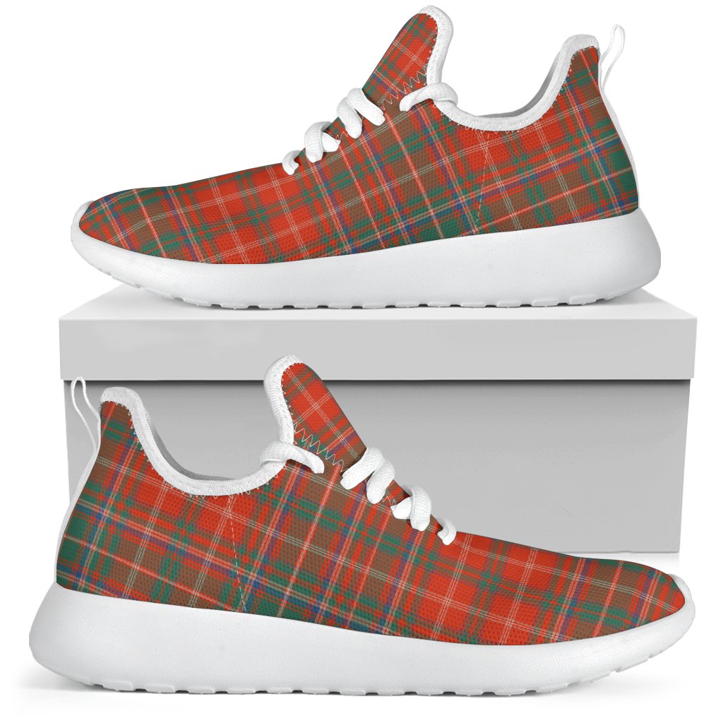 MacDougall Ancient Tartan Plaid Mesh Knit Sneakers