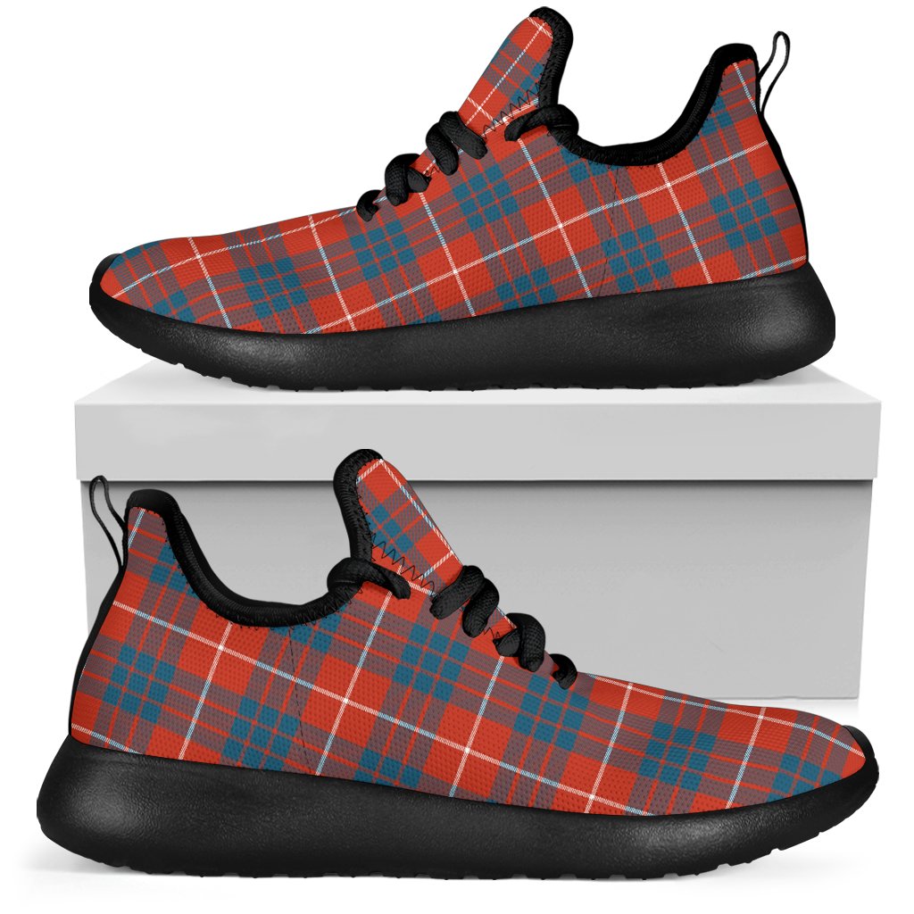 Hamilton Ancient Tartan Plaid Mesh Knit Sneakers