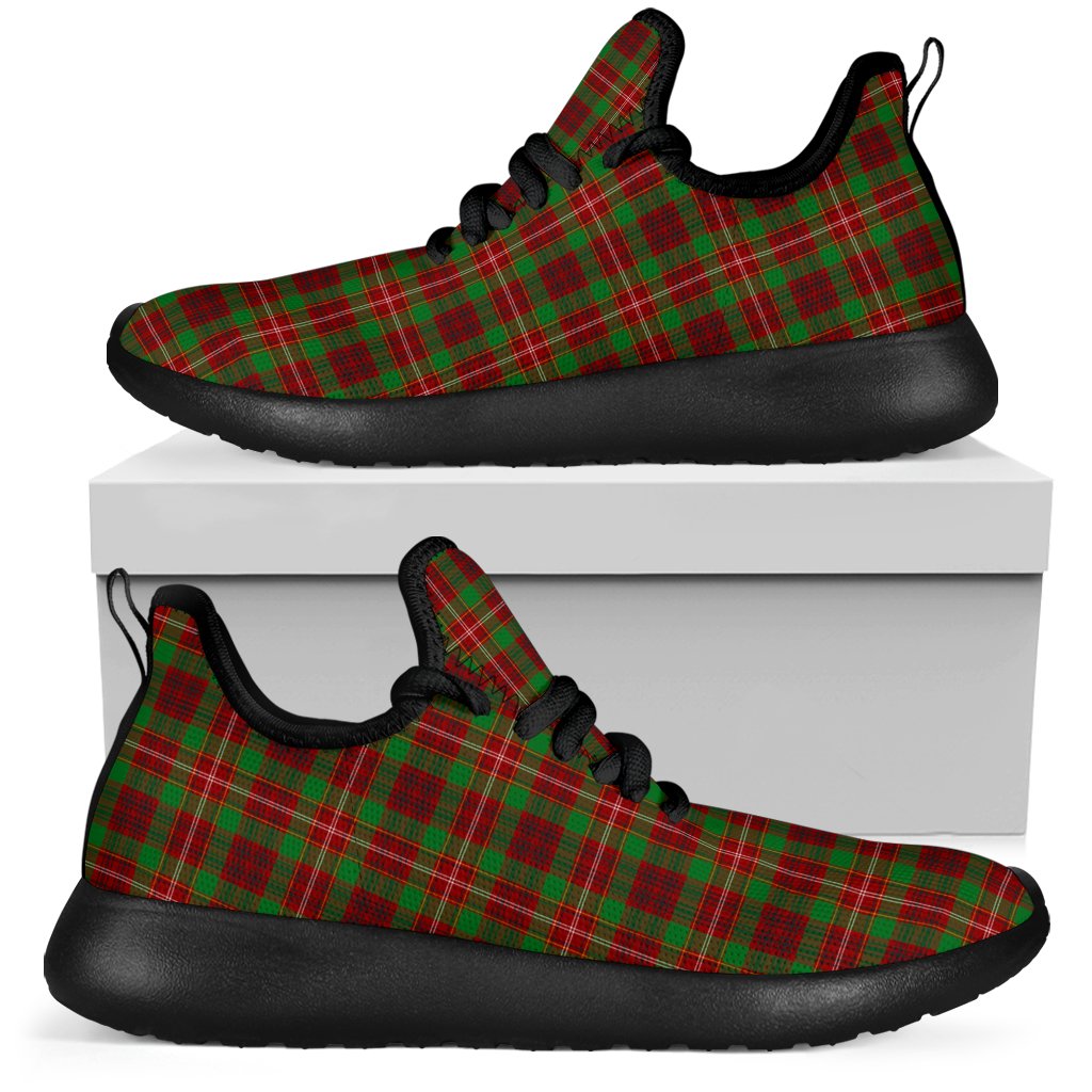 Ainslie Tartan Plaid Mesh Knit Sneakers