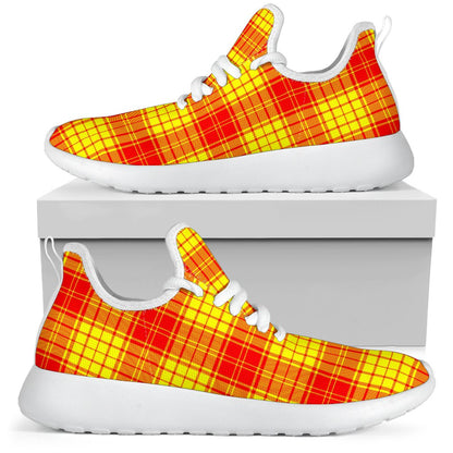 MacMillan Clan Tartan Plaid Mesh Knit Sneakers