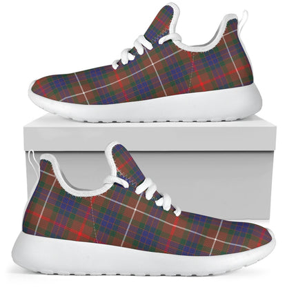 Fraser Hunting Modern Tartan Plaid Mesh Knit Sneakers