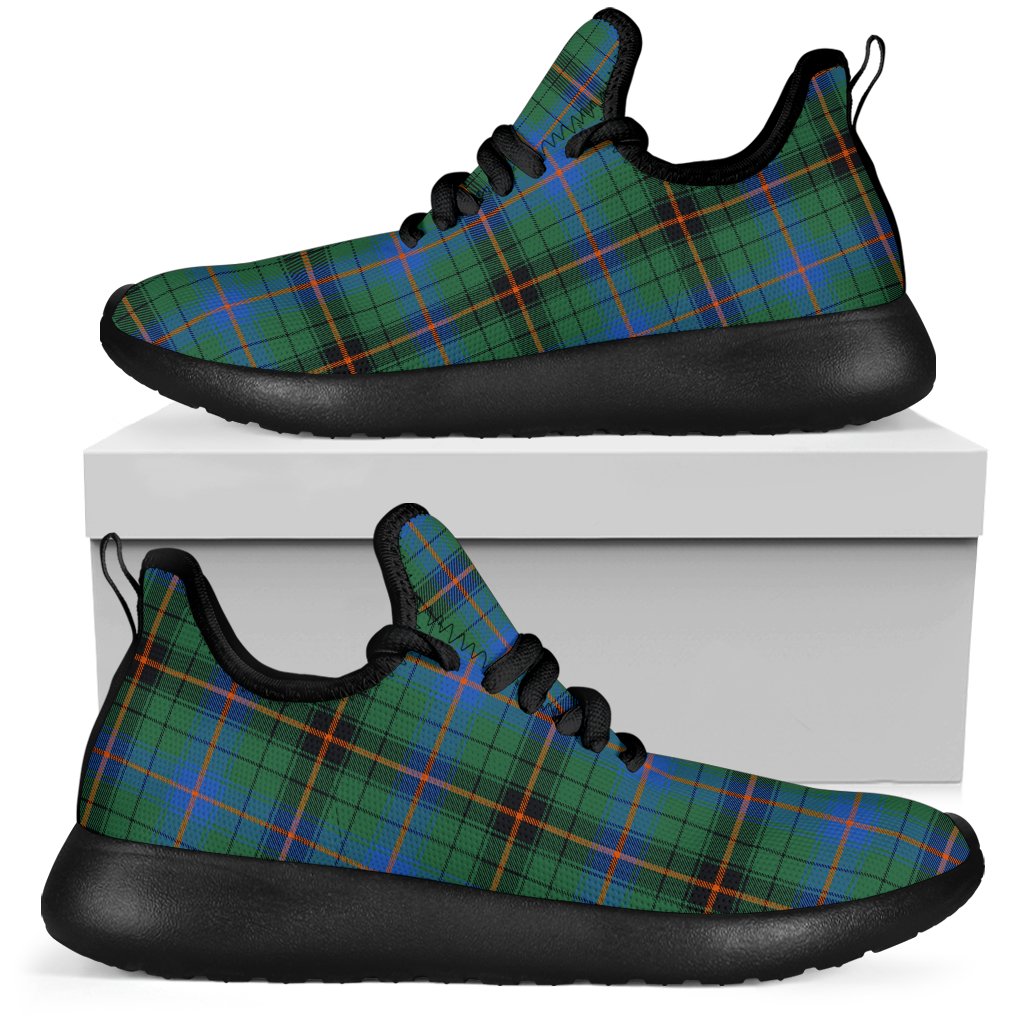 Davidson Ancient Tartan Plaid Mesh Knit Sneakers