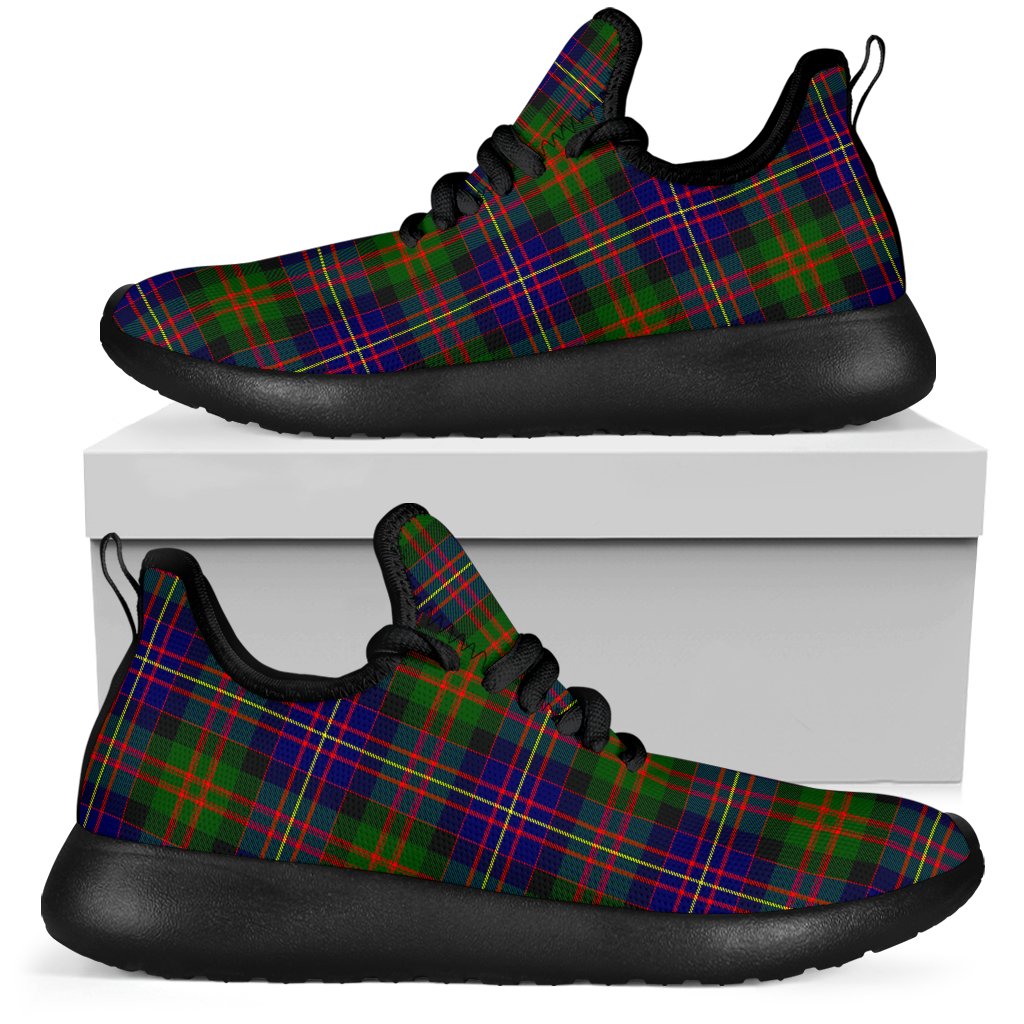 Cameron of Erracht Modern Tartan Plaid Mesh Knit Sneakers