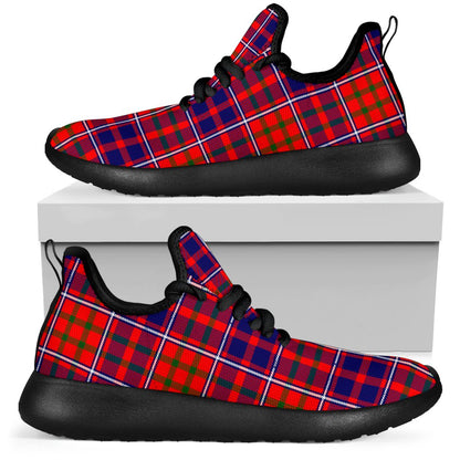 Cameron of Lochiel Modern Tartan Plaid Mesh Knit Sneakers