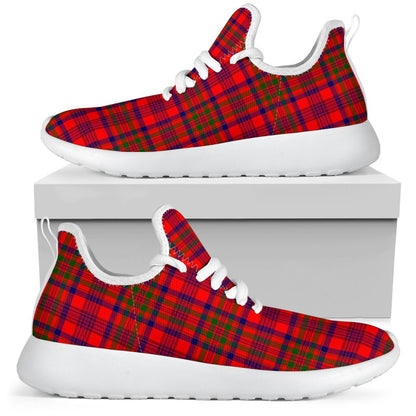 Murray of Tulloch Modern Tartan Plaid Mesh Knit Sneakers