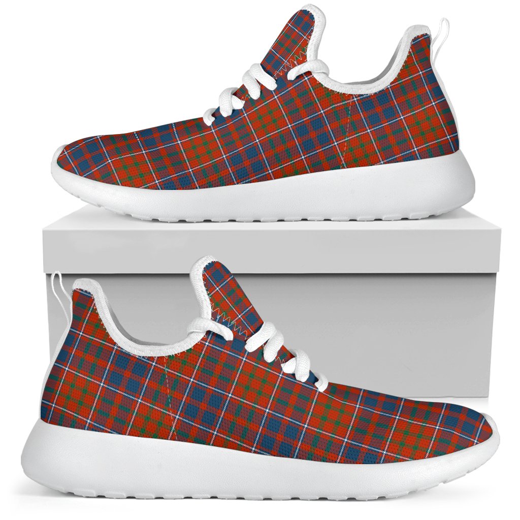 Cameron of Lochiel Ancient Tartan Plaid Mesh Knit Sneakers